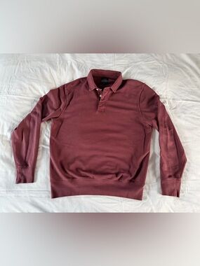 J. Crew Men's Classic Rugby Pullover Polo Shirt M